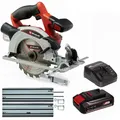 Produktbild: Einhell Akku Handkreissäge TE-CS 18/150 Li - 18V mit Akku 2.5 Ah,Schiene