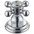 Produktbild: KLUDI 1926 Seitenventil, Kreuzgriff, Standmontage, Markierung HOT, 518180520