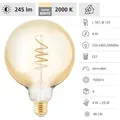 Produktbild: Eglo - Led Globe G125 E27 4w Amber Leuchtmittel