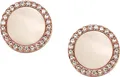 Produktbild: Fossil Ohrringe Damen Edelstahl Rosegold Laenge Schmuck 1 cm