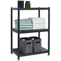 Produktbild: shelfr Metallregal, Schwarz, Metall, Rechteckig, 41x90x61 cm, Wohnzimmer, Regale, Bücherregale