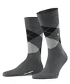 Produktbild: Burlington Herren Socken Edinburgh M SO Wolle gemustert 1 Paar, Grau (Asphalt Melange 3180) neu - umweltfreundlich, 46-50
