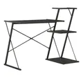 Produktbild: vidaXL Schreibtisch Schreibtisch mit Regal Schwarz 116×50×93 cm