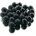Produktbild: Weihnachts-Micro-Kugeln Black schwarz ø 2,5 cm aus Glas - 24er Set