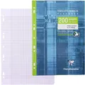 Produktbild: Clairefontaine Ringbucheinlagen 17522C, A4, 90g/m², 100 Bl. Universallochung, kariert mit Rand
