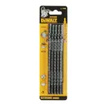 Produktbild: Dewalt HCS Stichsägeblatt DT2167 (180mm Gesamtlänge, 155mm Arbeitslänge, max. Schnitttiefe: 120mm, für schnelle Schnitte, grobe Schnitte in dicke Holzbohlen) 5 Stück