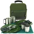 Produktbild: NGT Deluxe Besteck Set Kit Campinggeschirr Carpfishing Karpfenangler A1803