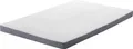 Produktbild: BELIANI Foam Schaumstoffmatratze Grau mit Weiß 80 x 200 cm Kindermatratze Medium Härtegrad