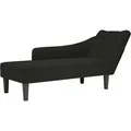 Produktbild: Vidaxl Chaiselongue Mit Rechter Armlehne Schwarz Samt