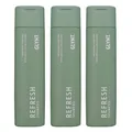 Produktbild: Glynt Refresh 3 x 250 ml Shampoo für eine gute Kopfhautdurchblutung Set