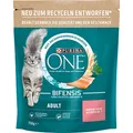 Produktbild: PURINA ONE Katzen-Trockenfutter BIFENSIS Lachs und Vollkorn Getreide 750,0 g