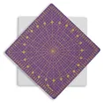 Produktbild: Victor drehbare schneidematte selbstheilend in 32x32cm, geignet zum nähen und basteln (Violett, 32 x 32 cm)