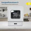 Produktbild: Puluomis Mini Geschirrspüler 5L Tischgeschirrspüler 7 Waschprogramme Freistehen