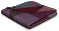 Produktbild: Wohndecke Purple Geometric, lila Sofadecke in 150x200, Decke aus Baumwoll-Mix, Biederlack, Made in Germany