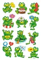 Produktbild: HERMA 5601 Lustige Tiere Sticker für Kinder, Frösche (36 Aufkleber, Papier, matt) selbstklebend, permanent haftende Motiv Etiketten für Mädchen und Jungen, bunt