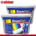 Produktbild: Wilckens 2 x 5 l RaumColor Kunststoff-Dispersionsfarbe Innenwandfarbe | Samtgrau