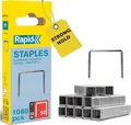 Produktbild: Rapid Feindrahtklammern Typ 53, 14 mm, Kleinpackung galvanisierter Stahldraht, im Karton mit Eurolochung, - 1 Stück (40109506)