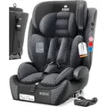 Produktbild: KIDIZ Autokindersitz, Kinderautositz Isofix 1-12 Jahre, Mitwachsend, Gruppe 1+2+3, 9-36 kg schwarz