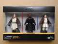 Produktbild: Star Wars Episode I Black Series 3-Pack Qui-Gon Jinn, Darth Maul, Obi-Wan Kenobi