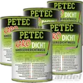 Produktbild: 5x 1L DOSE PETEC KARO-DICHT KAROSSERIEDICHTMASSE GRAU KAUTSCHUKBASIS STREICHBAR