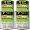 Produktbild: 4x 1L DOSE PETEC KARO-DICHT KAROSSERIEDICHTMASSE GRAU KAUTSCHUKBASIS STREICHBAR