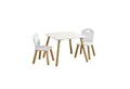 Produktbild: Kesper Kindertisch Kinderzimmer Set, inkl. 2 Stühle, Weiß, perfekt auch fürs, Wohnzimmer, langlebig und stilvoll