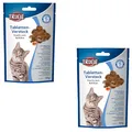 Produktbild: Trixie Tablettenversteck für Katzen | Doppelpack | 2 x 50 g | Ergänzungsfuttermittel für Katzen | Kann die Medikamentengabe erleichtern | Öffnung für Tabletten | Leicht verformbar