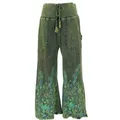 Produktbild: Guru-Shop Relaxhose Palazzohose, Boho Baumwollhose, Hippiehose mit.. alternative Bekleidung grün XL