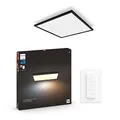 Produktbild: Philips Hue White Ambiance Aurelle Smart LED Panel Light Inc. Dimmer Switch [60x60cm - Black] for Indoor Home Smart Lighting, Wall, Ceiling, Bedroom, Livingroom, old generation