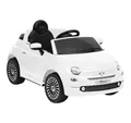Produktbild: vidaXL Tretfahrzeug Kinder-Elektroauto Fiat 500 Weiß