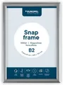 Produktbild: EUROPEL Plakatrahmen DIN B2 25 mm silber eloxiert