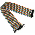 Produktbild: Kabelmeister Jumper Wire 40-Pin trennbare Adern für Arduino, Raspberry Pi etc., Stecker an Stecker (JW40-040MM)