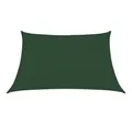 Produktbild: vidaXL Sonnensegel Sonnensegel 160 g/m² Dunkelgrün 3/4x2 m HDPE, (1-tlg)