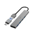 Produktbild: HAMA USB-Hub, 4 Ports, USB 3.2 Gen1, 5 Gbit/s, Ultra Slim, inkl. #1906936