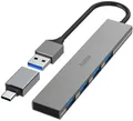 Produktbild: Hama USB-Hub USB-Hub 4 Ports USB 3.2 Gen1