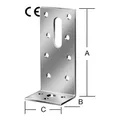 Produktbild: VORMANN Winkelverbinder 90 x 35 x 40mm mit CE? Ja Stahl sendverz.