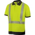 Produktbild: Würth MODYF Warnschutz-Shirt Fluo EN 20471 Hi-Vis Poloshirt für Herren Professionelles Warnschutz Poloshirt für Handwerker gelb 3XL