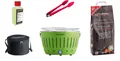 Produktbild: LotusGrill Starter-Set Classic 5 tlg. 1x Grill Limettengrün USB-Anschluß