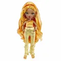 Produktbild: Rainbow High - Meena Fleur - Safran-goldene Modepuppe - 2 Mix & Match Designer-Outfits und Accessoires - Für Kinder von 6-12 Jahren und Sammler