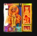 Produktbild: Rainbow High Fashion Doll Meena Fleur, Serie 4, orange/gold, 2 Outfits, NEU/OVP