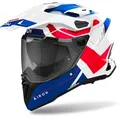 Produktbild: Airoh Commander 2 Reveal Motocross Helm, weiss-rot-blau, Größe M für Männer