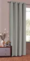 Produktbild: Vorhang Blickdicht Schal, Matte unifarbene Gardine mit Ösen. Material aus Microsatin Micofaser-Gewebe. HxB 175x140 cm, Hellgrau, 20405