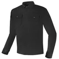 Produktbild: Bogotto Motorradjacke B-Swift Motorrad Hemd protektoren weitenverstellbar reißverschluss schwarz 5XL
