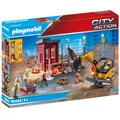 Produktbild: Playmobil 70443 - City Action - Baustelle mit Minibagger Großbaustelle