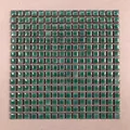 Produktbild: Keram AG Mosaikfliese, quadratisch, glänzend, Grün- 1,5 x 1,5 cm