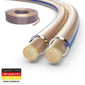 Produktbild: 100m HiFi Boxen Lautsprecher kabel 2 x 2,5mm² 99,9% OFC Vollkupfer 0,10mm Litze