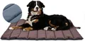 Produktbild: XIAPIA wasserdichte Hundematte für Outdoor, Hundebett 110x68 cm (Braun/Blau)