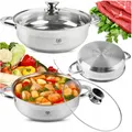 Produktbild: 7.6l 32cm Induction Gas Lid Casserole Pot