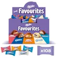 Produktbild: Milka Favourites – Pralinen-Mix aus 5 beliebten Sorten, 108 einzeln verpackte Pralinen – 1kg
