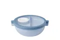 Produktbild: Mepal - Meal Prep Boxen Vita - Bento Schüssel - Brotdose mit Fächern - Extra Fach mit Deckel, Dressing-Deckel & Tablett - Bentobox - 1500 ml - Nordic blue
